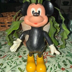 Vintage Rare Mickey Mouse Plastic-Figure